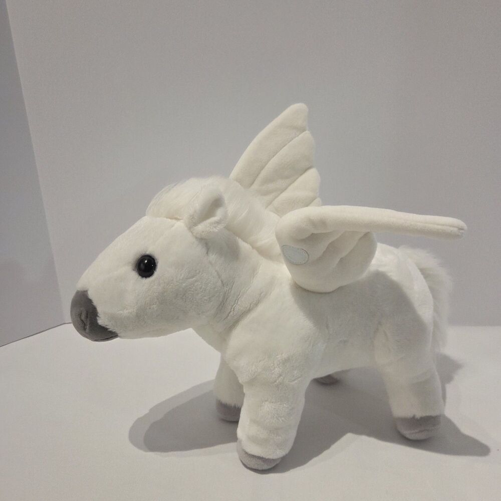 BMW Pegasus Plush Toy White Gray Promo Car Stuffed Animal Automobiles Theme
